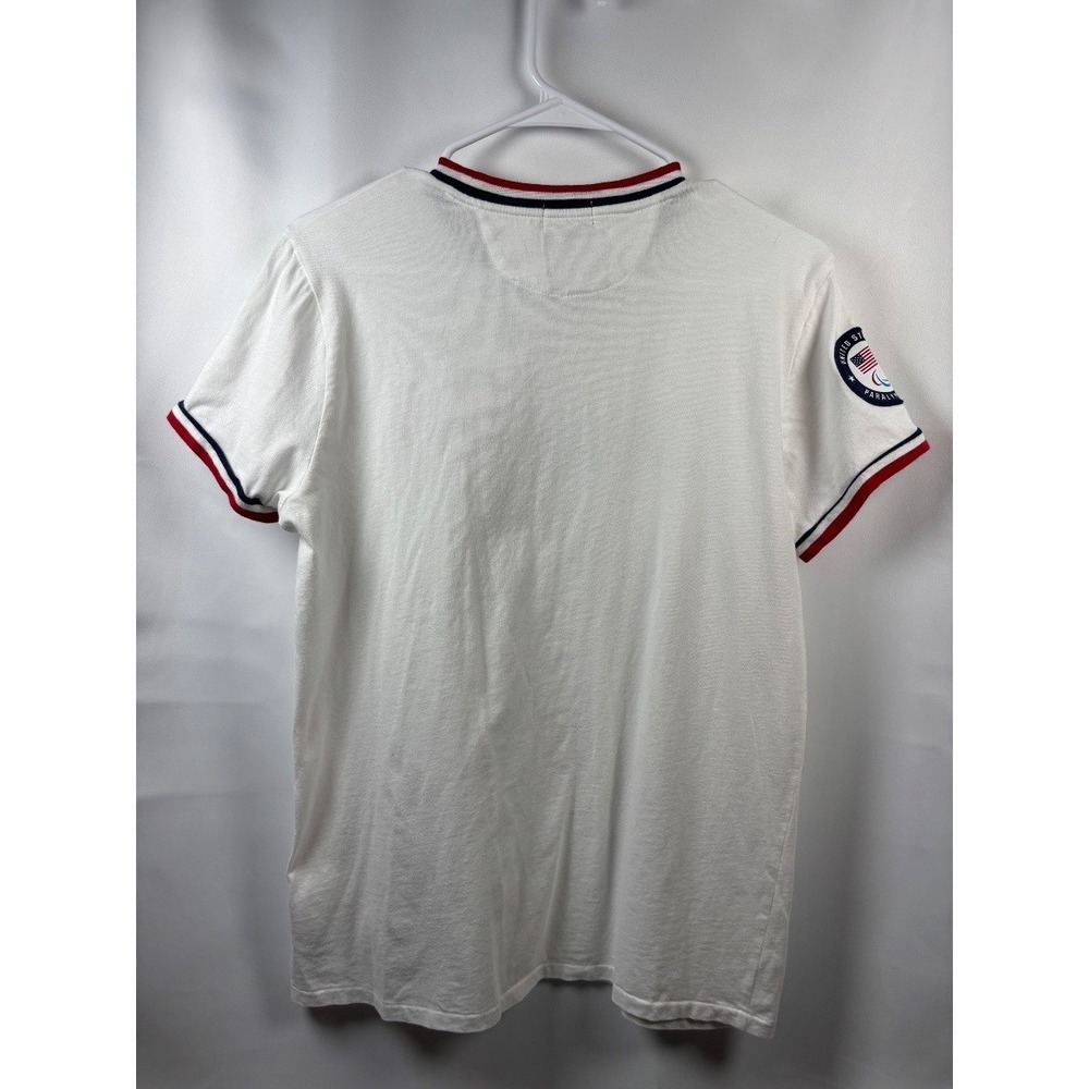 Polo Ralph Lauren Women's Team USA Ringer 2020 Paralympic White M Graphic Tee - Picture 8 of 10